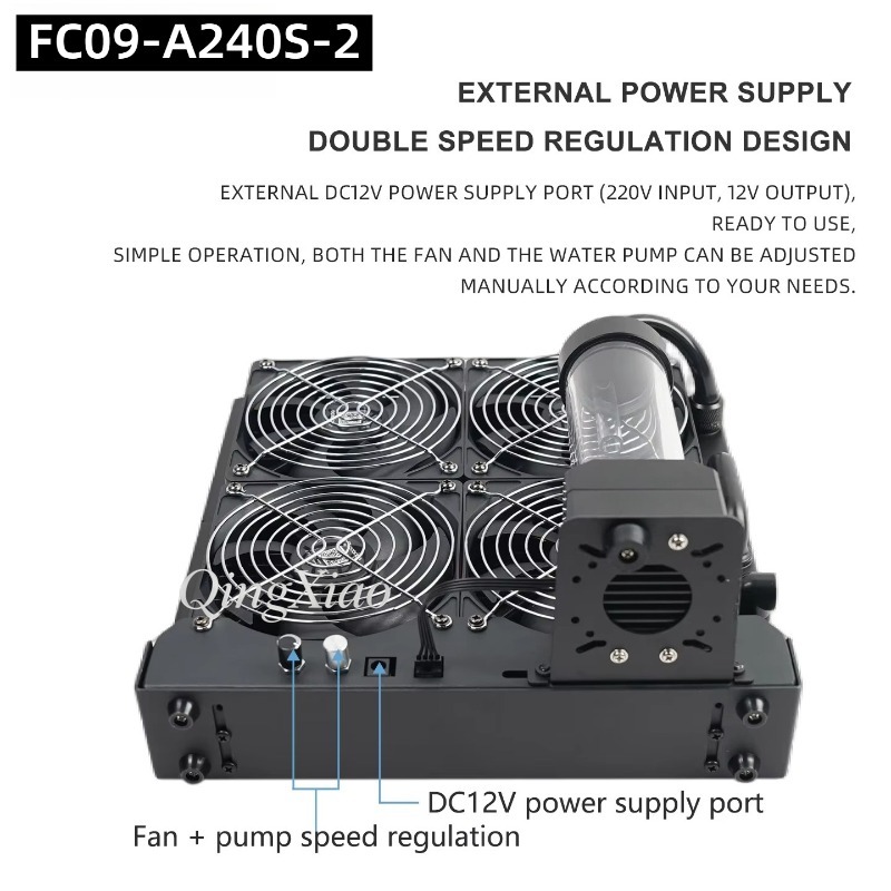 External Radiator Water Cooling Kit - Kit de Resfriamento Externo Integrado com