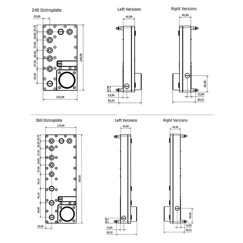 Placa de discurso Alphacool Co - Integrated Pump Reservoir Distro Plate avaliação e preço