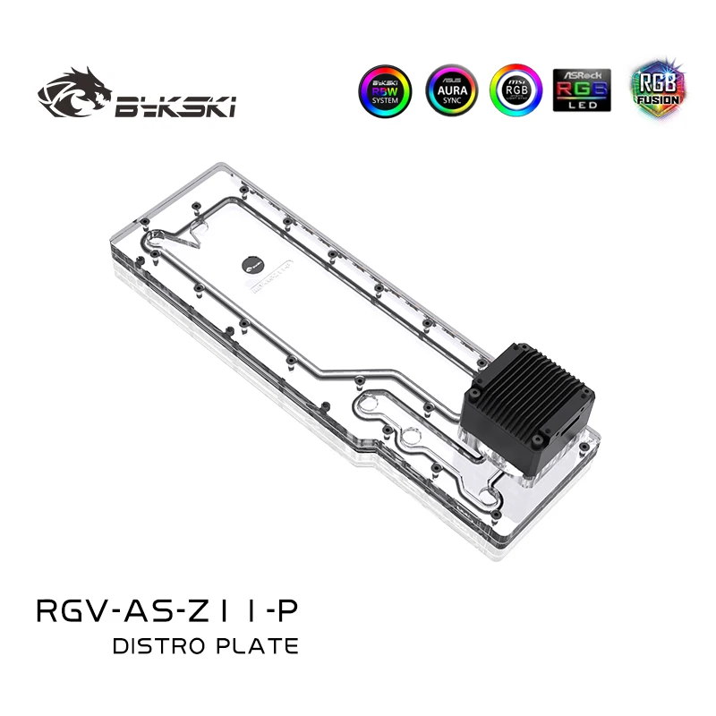 Tanque acrílico BYKSKI RGV-AS- - Distro Plate Ddc Pump Combo avaliação e preço