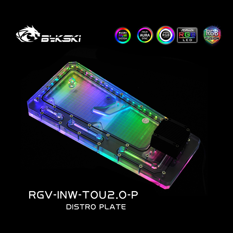 BYKSKI RGV-INW-TOU2.0-P Placa  - Distro Plate Ddc Pump Combo avaliação e preço