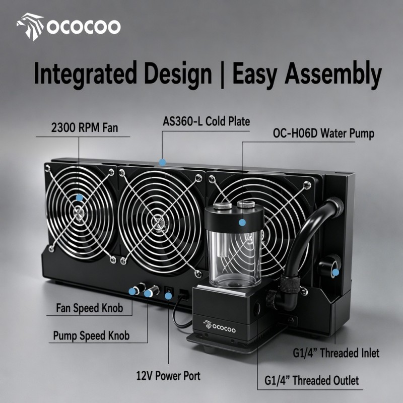 Kit de Resfriamento a Água OCO - External Radiator Water Cooling Kit avaliação e preço