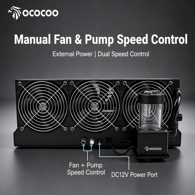 Kit de Resfriamento a Água OCO - External Radiator Water Cooling Kit avaliação e preço