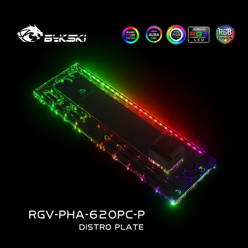 Placa de distribuição acrílica - Distro Plate Ddc Pump Combo avaliação e preço