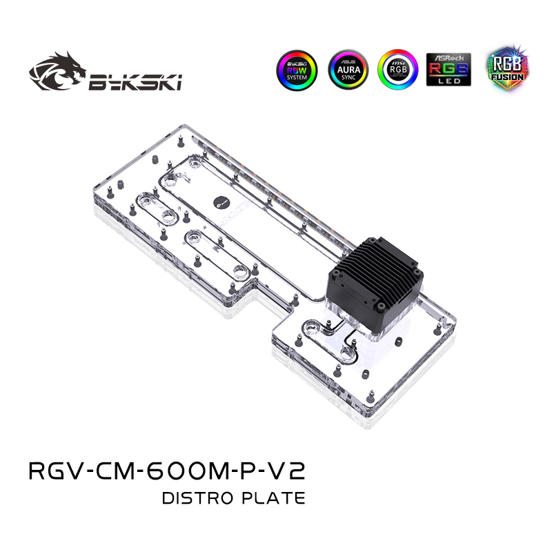 Bykski placa de distribuição a - Distro Plate Ddc Pump Combo avaliação e preço